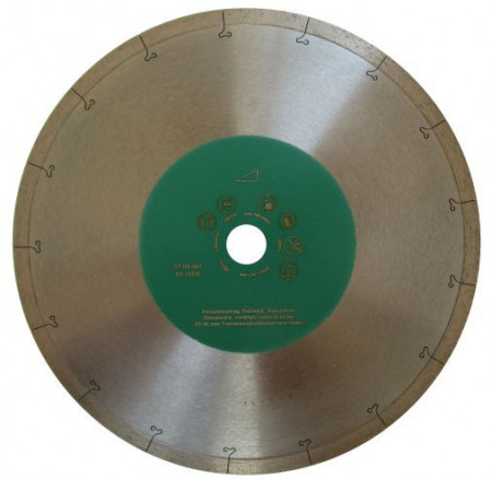 Disc DiamantatExpert pt. Ceramica dura, portelan pt. terase, gresie 300mm Super Premium - DXDH.3905.300