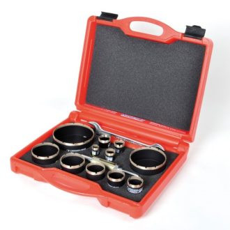 Kit carote diamantate Montolit FA 20-120 mm - pt. placi ceramice, gresie portelanata, etc.