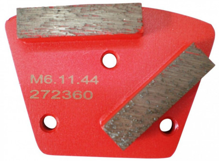 Placa cu segmenti diamantati pt. slefuire pardoseli - segment mediu (rosu) - # 40 - prindere M6 - DXDH.8506.11.44