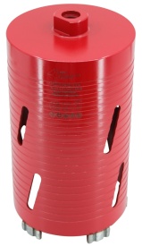 Carota diamantata Super PREMIUM ø115mm x 180mm x M16 pentru gaurire Beton armat, Zidarie, Granit - DXQZ.REDCORE.115