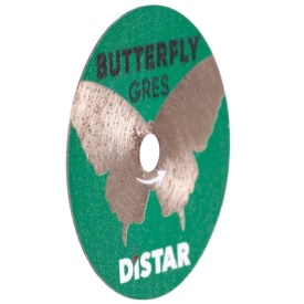 Disc diamantat Butterfly ultra-subtire pt. mini-polizoare, pt. portelan, 45x0,6x5,8 (mm) cu ax prindere 3.2-3.0F, Premium - DiStar-11133053027 - Img 3