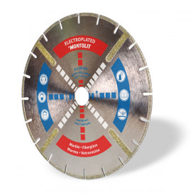 Disc diamantat Montolit ED300 - taiere uscata - pt. marmura, fibra de sticla