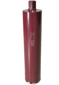 Carota diamantata segment Turbo Laser 3DTECH pt. beton armat diam. 122 x 450 (mm) - ULTRA Premium - DXQZ.3D1117.122