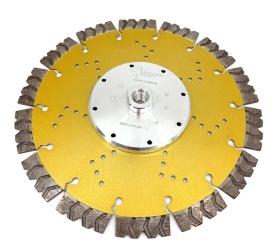 Disc DiamantatExpert pt. Beton armat extrem de dur & piatra - SHARK 230mm x M14 Super Premium - DXDY.2040.230.M14 - Img 2