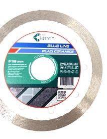 Disc DiamantatExpert pt. Ceramica, Gresie Portelanata de Duritate Medie, Placi 115x22.23 (mm) taiere uscata sau umeda, Blue Line Profesional - DXQZ.BTLE.115 - Img 3