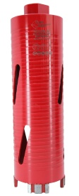 Carota diamantata Super PREMIUM ø63mm x 180mm x M16 pentru gaurire Beton armat, Zidarie, Granit - DXQZ.REDCORE.63 - Img 3