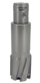Carota pt. otel din carbura de tungsten, ⌀ 27mm, h=50mm, cu prindere Weldon - DXDY.P-TCT-50.27.W - Img 2