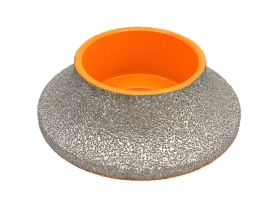 Freza diamantata pentru profilare granit, marmura, gresie Profil Semirotund Half Bullnose, R-20mm, ∅75x22,23mm - DXDY.FPP.HBN20 - Img 4