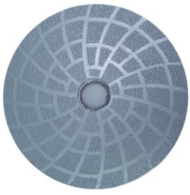 Paduri / dischete diamantate brazate in vacuum pt. slefuire uscata #100 Ø100mm - DXDY.DRYPADVACU.100.0100