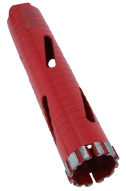 Carota diamantata Super PREMIUM ø41mm x 180mm x M16 pentru gaurire Beton armat, Zidarie, Granit - DXQZ.REDCORE.41 - Img 5