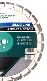 Disc DiamantatExpert LASER pt. Asfalt, Beton, Materiale abrazive 400x25,4mm (mm) taiere uscata sau umeda, Blue Line Profesional - DXQZ.BASF.400.25 - Img 2