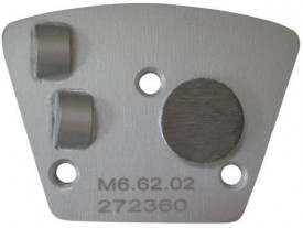Placa cu segmenti diamantati pt. slefuire pardoseli - segment DPC 2x1/2 - prindere M6 - DXDH.8506.62.02-L