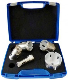 Set 5 carote diamantate pt. gresie portelanata & piatra - diam. 20, 35, 45, 50, 68mm Super Premium - DXDH.80407.Satz20-68