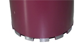 Carota diamantata segment Turbo Laser 3DTECH pt. beton armat diam. 152 x 450 (mm) - ULTRA Premium - DXQZ.3D1117.152 - Img 3