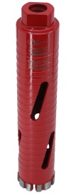 Carota diamantata Super PREMIUM ø41mm x 180mm x M16 pentru gaurire Beton armat, Zidarie, Granit - DXQZ.REDCORE.41 - Img 2