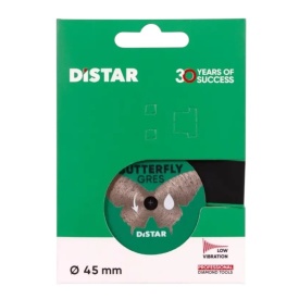 Disc diamantat Butterfly ultra-subtire pt. mini-polizoare, pt. portelan, 45x0,6x5,8 (mm) Premium - DiStar-11133048023 - Img 4