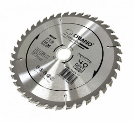 Disc Premium TCT - panza de fierastrau circular pentru taiat lemn, 215x30/25,4/20 cu 40 dinti din carbura de tungsten (vidia) - DXDY.PW215-40 - Img 2
