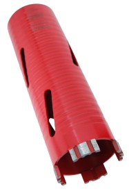 Carota diamantata Super PREMIUM ø63mm x 180mm x M16 pentru gaurire Beton armat, Zidarie, Granit - DXQZ.REDCORE.63 - Img 4