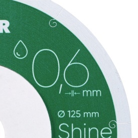 Disc diamantat DiStar Shine ultra-subtire (0.6mm) pt. Gresie portelanata, placi ceramice - 125x22.23 (mm) Super Premium - DiStar-11127457030 - Img 4