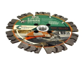 Disc DiamantatExpert pt. Beton armat extrem de dur & piatra - SHARK 125mm x M14 Super Premium - DXDY.2040.125.M14 - Img 5