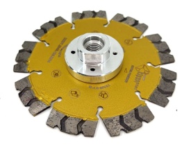 Disc DiamantatExpert pt. Beton armat extrem de dur & piatra - SHARK 125mm x M14 Super Premium - DXDY.2040.125.M14 - Img 3
