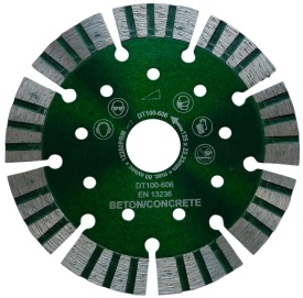 Disc DiamantatExpert pt. Beton armat - Turbo Laser 150x22.2 (mm) Profesional Standard - DXDH.1517.150