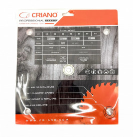 Disc Premium TCT - panza de fierastrau circular pentru taiat lemn, 215x30/25,4/20 cu 40 dinti din carbura de tungsten (vidia) - DXDY.PW215-40 - Img 4