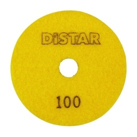 Discheta diamantata flexibila pentru slefuire uscata gresie portelanata, diam. 100mm gran. 100 - DiStar-80115429035 - Img 2