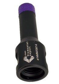 Carota diamantata pt. placi dure & gresie portelanata - diam. 14mm - 3DTECH - Super Premium - DXDY.NEODRILL.14 - Img 3