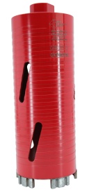 Carota diamantata Super PREMIUM ø76mm x 180mm x M16 pentru gaurire Beton armat, Zidarie, Granit - DXQZ.REDCORE.76 - Img 3
