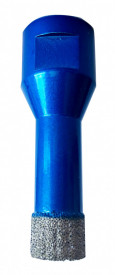 Carota diamantata pt. gresie portelanata & piatra - diam. 14mm -cu ceara- Super Premium - DXDH.80407.014.W