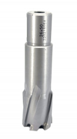 Carota pt. otel din carbura de tungsten, ⌀ 26mm, h=50mm, cu prindere Weldon - DXDY.P-TCT-50.26.W