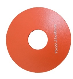 Freza diamantata pentru profilare granit, marmura, gresie Profil Semicerc Full Bullnose exterior, R-20mm, ∅75x22,23mm - DXDY.FPP.BN40 - Img 3