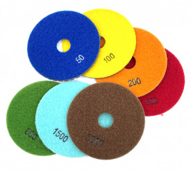 Paduri / dischete diamantate pt. slefuire umeda Ø125mm - DXDY.WETPAD