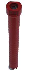 Carota diamantata Super PREMIUM ø25mm x 180mm x M16 pentru gaurire Beton armat, Zidarie, Granit - DXQZ.REDCORE.25 - Img 2