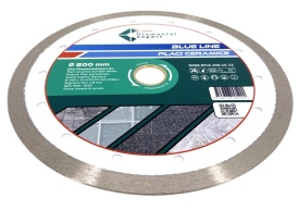 Disc DiamantatExpert pt. Ceramica, Gresie Portelanata de Duritate Medie, Placi 200x25,4/22.23(ring) (mm) taiere uscata sau umeda, Blue Line Profesional - DXQZ.BTLE.200.25-22 - Img 2