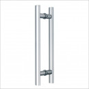 Maner din inox tubular pentru usa, interax 350 mm
