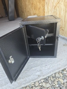 Caseta Pistol - Seif Metalic pentru Depozitare Arme - Dulap / Rastel P1 - Img 3