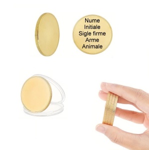 Moneda Pentru Vanatori Personalizabila - Img 2