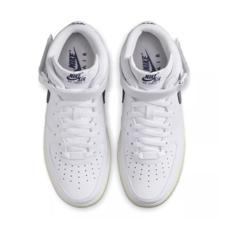 Nike Air Force 1 ‘07 Mid White Blue Swoosh - Img 3