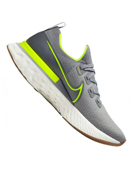 Nike React Infinity Flyknit Run Grey Volt - Img 4