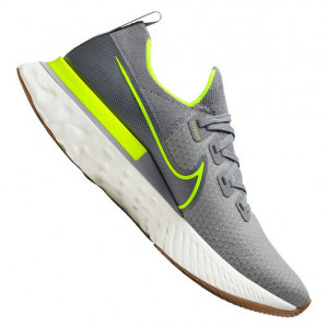 Nike React Infinity Flyknit Run Grey Volt - Img 4