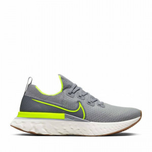 Nike React Infinity Flyknit Run Grey Volt