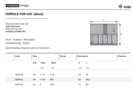 CAURA 4SH DN32 (1.1/4) - B4SH20 - Img 2
