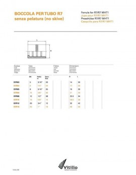 Caura za termoplasticno crevo dn8 (CAURA TP8- B7R05)