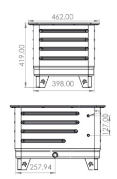 Rezervoar hidraulike 70L- C300 - Img 3