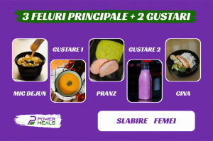 PROGRAMUL "SLABIRE" PENTRU FEMEI 3 MESE + 2 GUSTARI