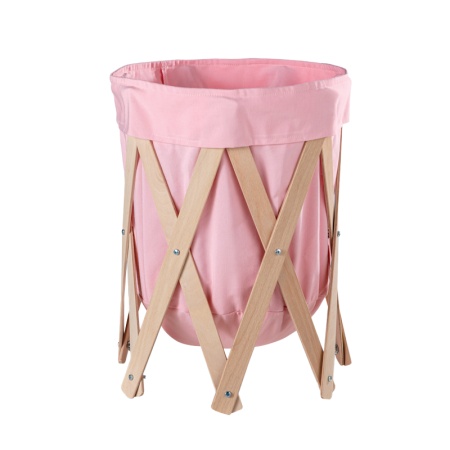 Кош за играчки WOODBA - розов