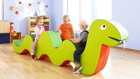 Гигантска мека Змия за игра – 280 см - Img 2
