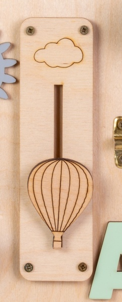 Интерактивна Монтесори дървена дъска Small -2